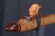 Teak Burl Native American Flute, Minor, Low F-4, #U3E